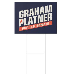 Graham Platner for Senate Yard Sign