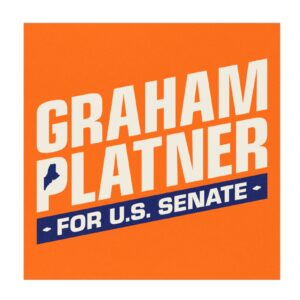 Graham for Maine Car Magnet Sticker