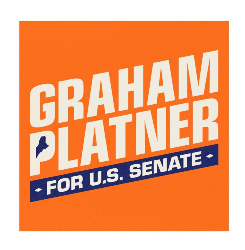 Graham for Maine Car Magnet Sticker