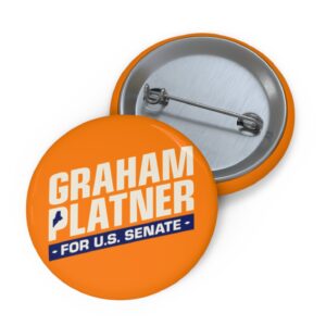 Graham for Maine Pin Button