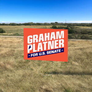 Graham for Maine Yard Sign