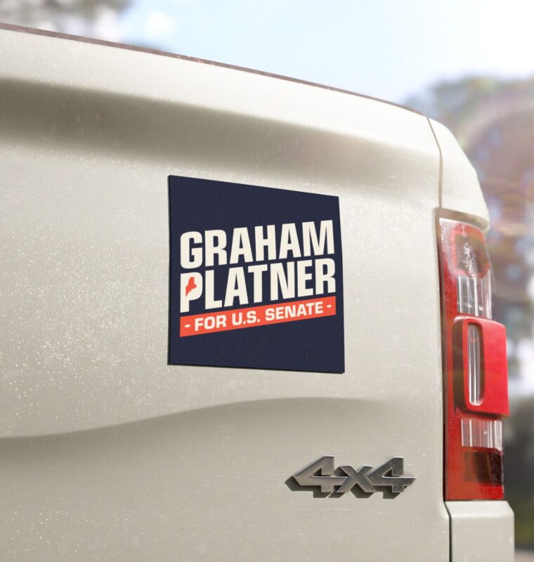 Graham for Senate Car Magnet Sticker