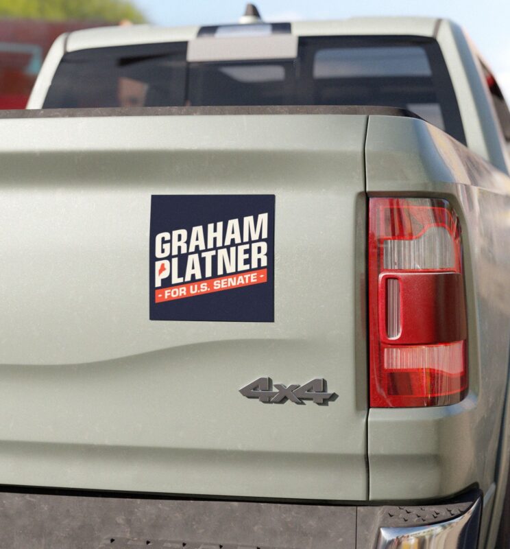 Graham for Senate Car Magnet Sticker