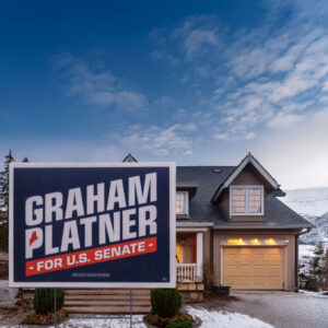 Graham Platner 2026 Yard Sign