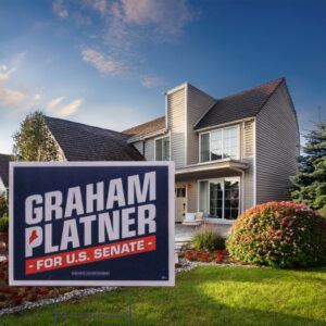 Graham Platner 2026 Yard Sign