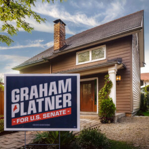 Graham Platner 2026 Yard Sign