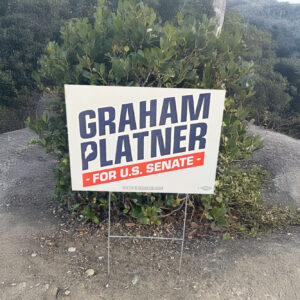 Graham Platner 2026 Yard Sign