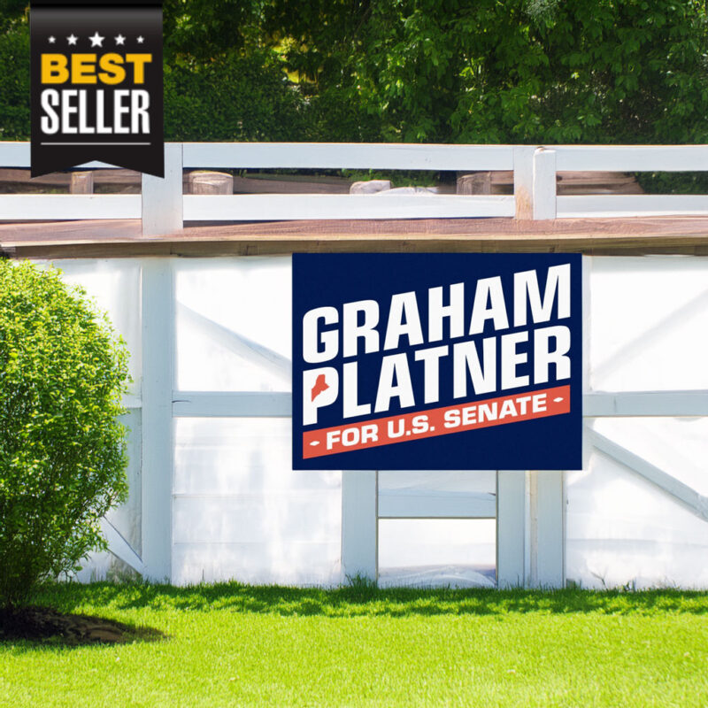 Graham Platner for Senate Yard Sign