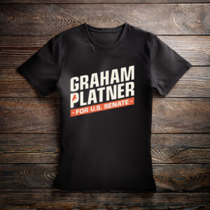 Graham Platner for Senate – Bold Patriot T-Shirt