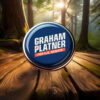 Graham Platner for Senate – Bold Pin Button