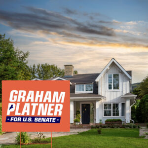 Graham Platner for Senate – Bold Yard Sign