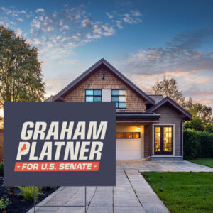 Graham Platner for Senate – Campaign Yard Sign