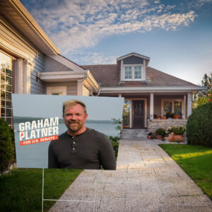 Graham Platner for Senate – USA Yard Sign