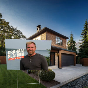 Graham Platner for Senate – USA Yard Sign