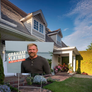 Graham Platner for Senate – USA Yard Sign