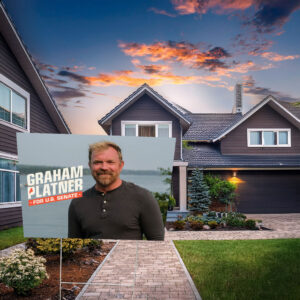 Graham Platner for Senate – USA Yard Sign