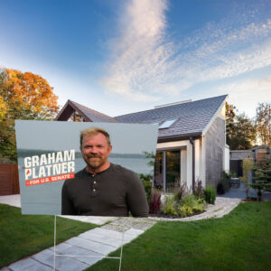 Graham Platner for Senate – USA Yard Sign