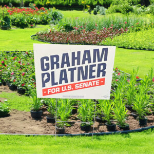 Graham for Maine Yard Sign