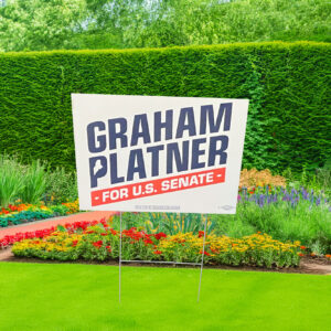 Graham for Maine Yard Sign