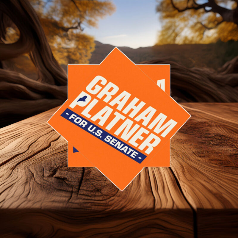 Graham for Maine – Bold Magnet Sticker