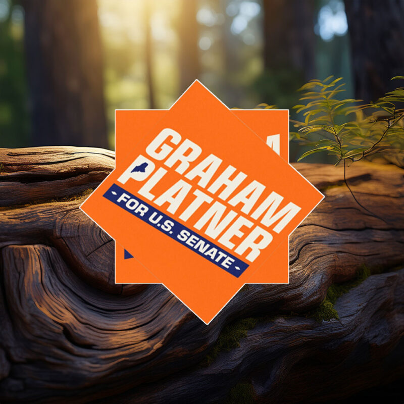 Graham for Maine – Bold Magnet Sticker