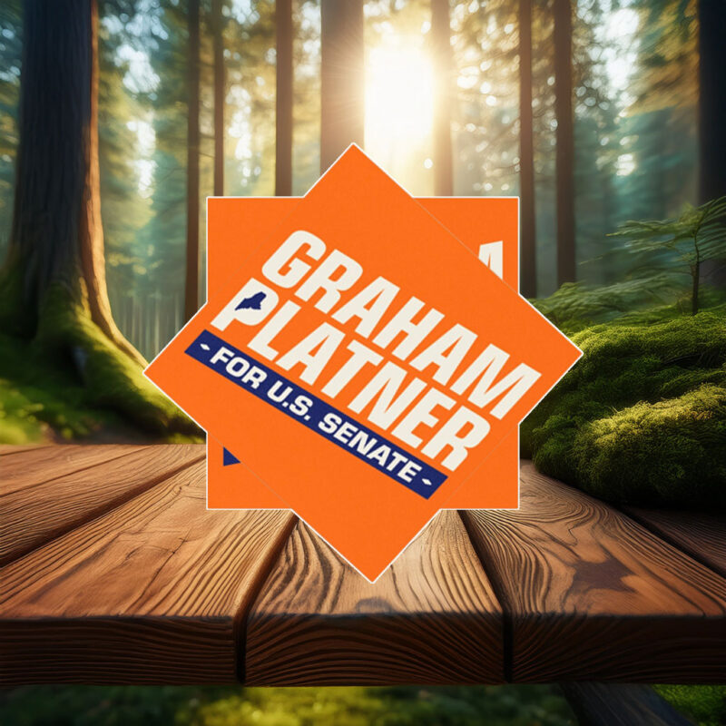 Graham for Maine – Bold Magnet Sticker