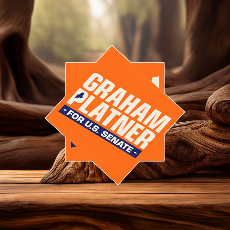Graham for Maine – Bold Magnet Sticker