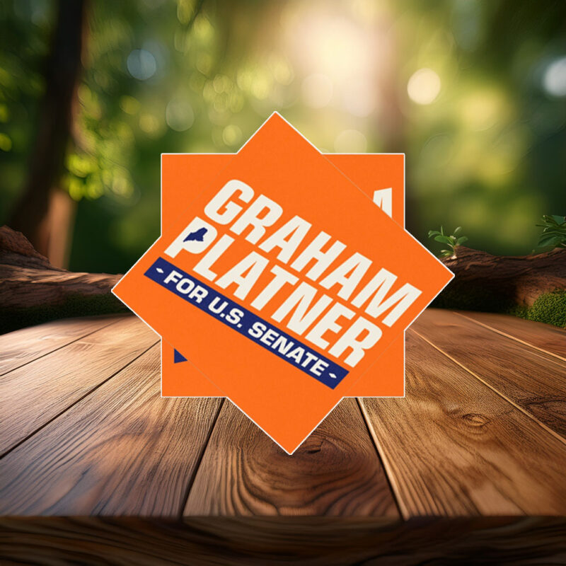 Graham for Maine – Bold Magnet Sticker