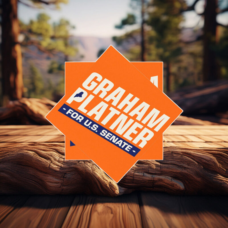 Graham for Maine – Bold Magnet Sticker