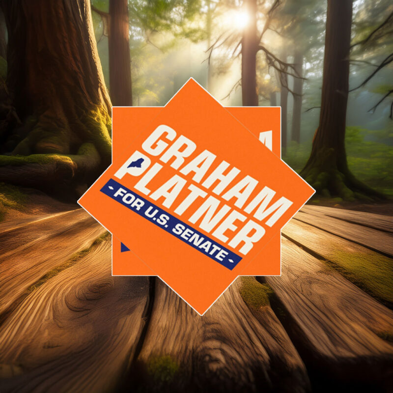 Graham for Maine – Bold Magnet Sticker