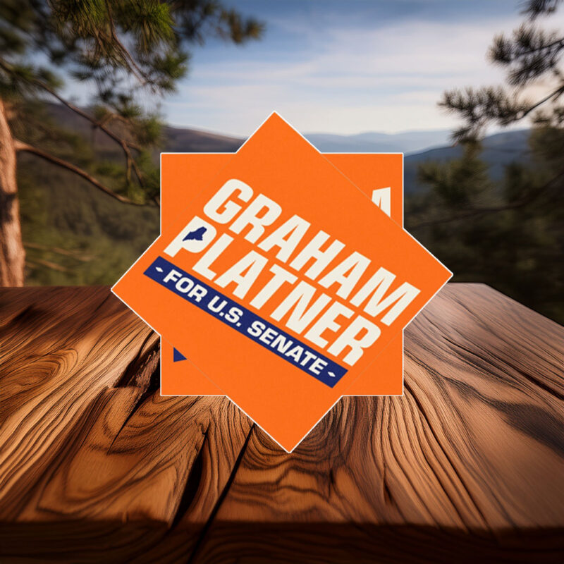 Graham for Maine – Bold Magnet Sticker