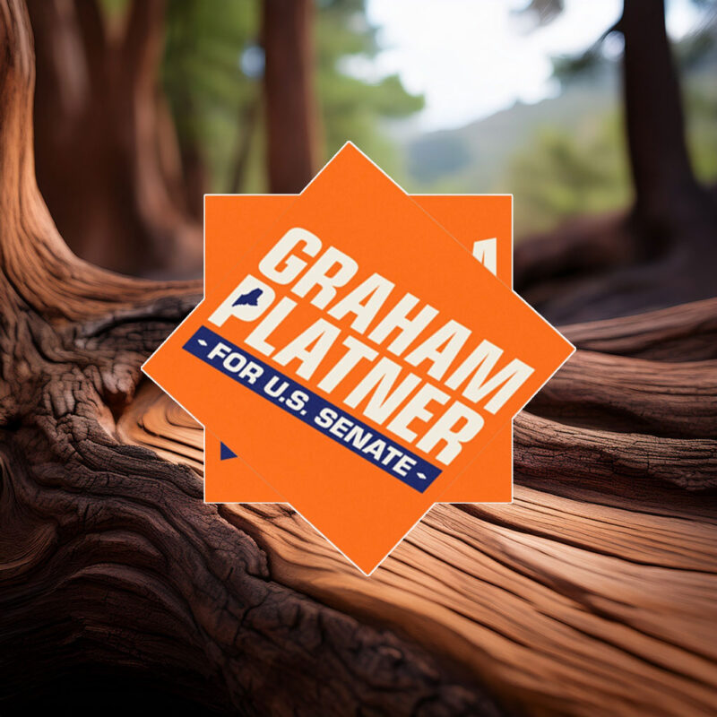Graham for Maine – Bold Magnet Sticker
