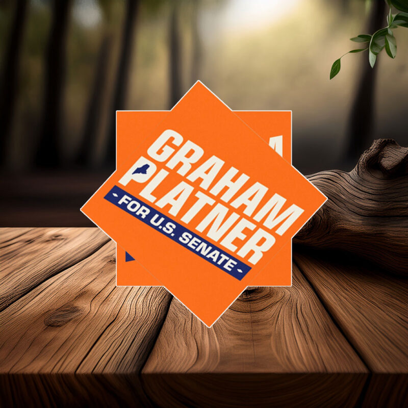 Graham for Maine – Bold Magnet Sticker