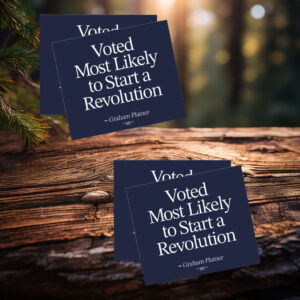 Graham for Maine – Retro Magnet Sticker