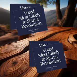 Graham for Maine – Retro Magnet Sticker