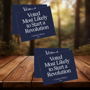Graham for Maine – Retro Magnet Sticker