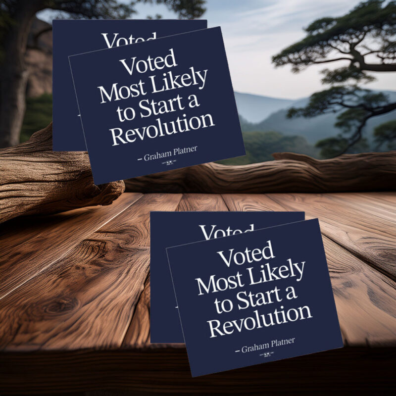 Graham for Maine – Retro Magnet Sticker