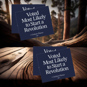 Graham for Maine – Retro Magnet Sticker