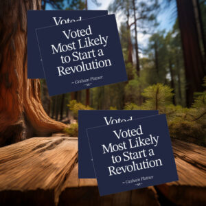 Graham for Maine – Retro Magnet Sticker