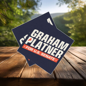 Graham Platner for Senate Car Magnet Sticker