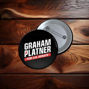 Graham Platner For U.S. Senate 2026 Pin Button