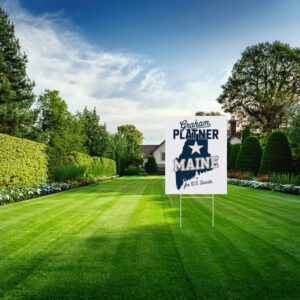Graham Platner Maine 2026 Yard Sign