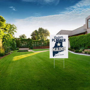 Graham Platner Maine 2026 Yard Sign