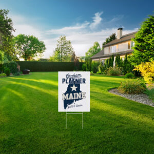 Graham Platner Maine 2026 Yard Sign