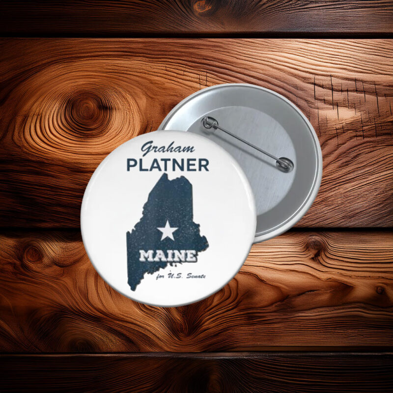 Graham Platner Maine Campaign Button