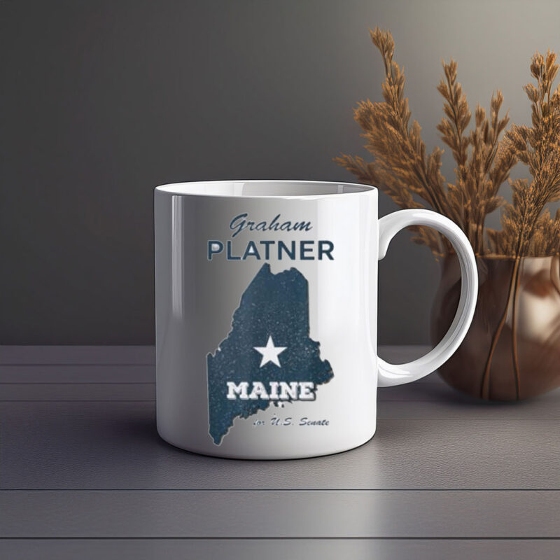 Graham Platner Maine Map U.S. Senate Mug