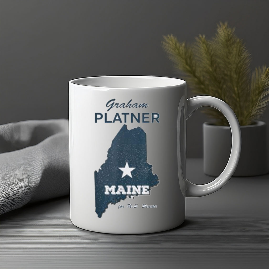 Graham Platner Maine Map U.S. Senate Mug