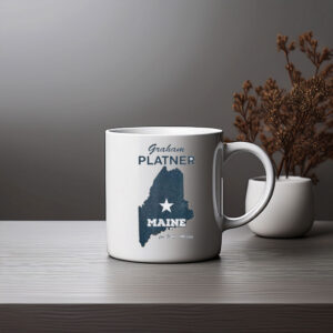 Graham Platner Maine Map U.S. Senate Mug