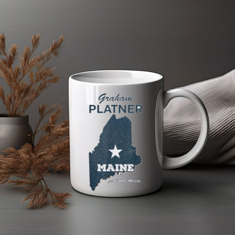 Graham Platner Maine Map U.S. Senate Mug