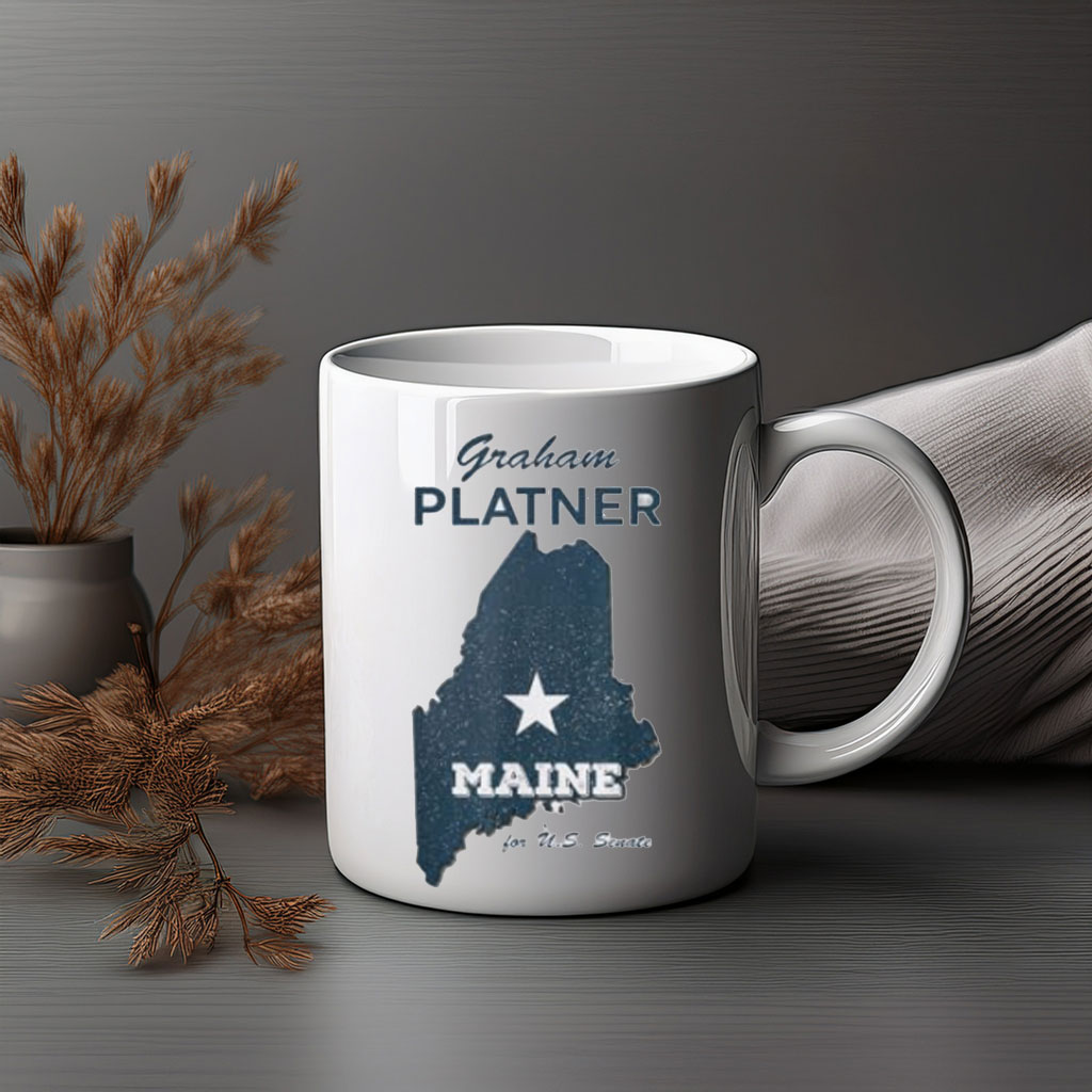 Graham Platner Maine Map U.S. Senate Mug